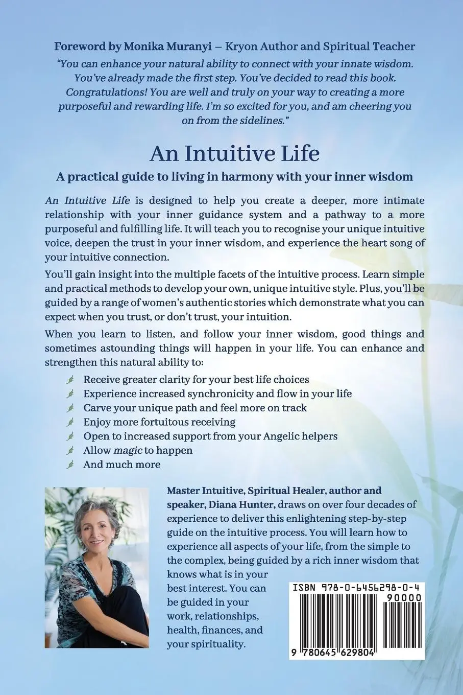Rückseite: 9780645629804 | An Intuitive Life | Diana Hunter | Taschenbuch | Englisch | 2023