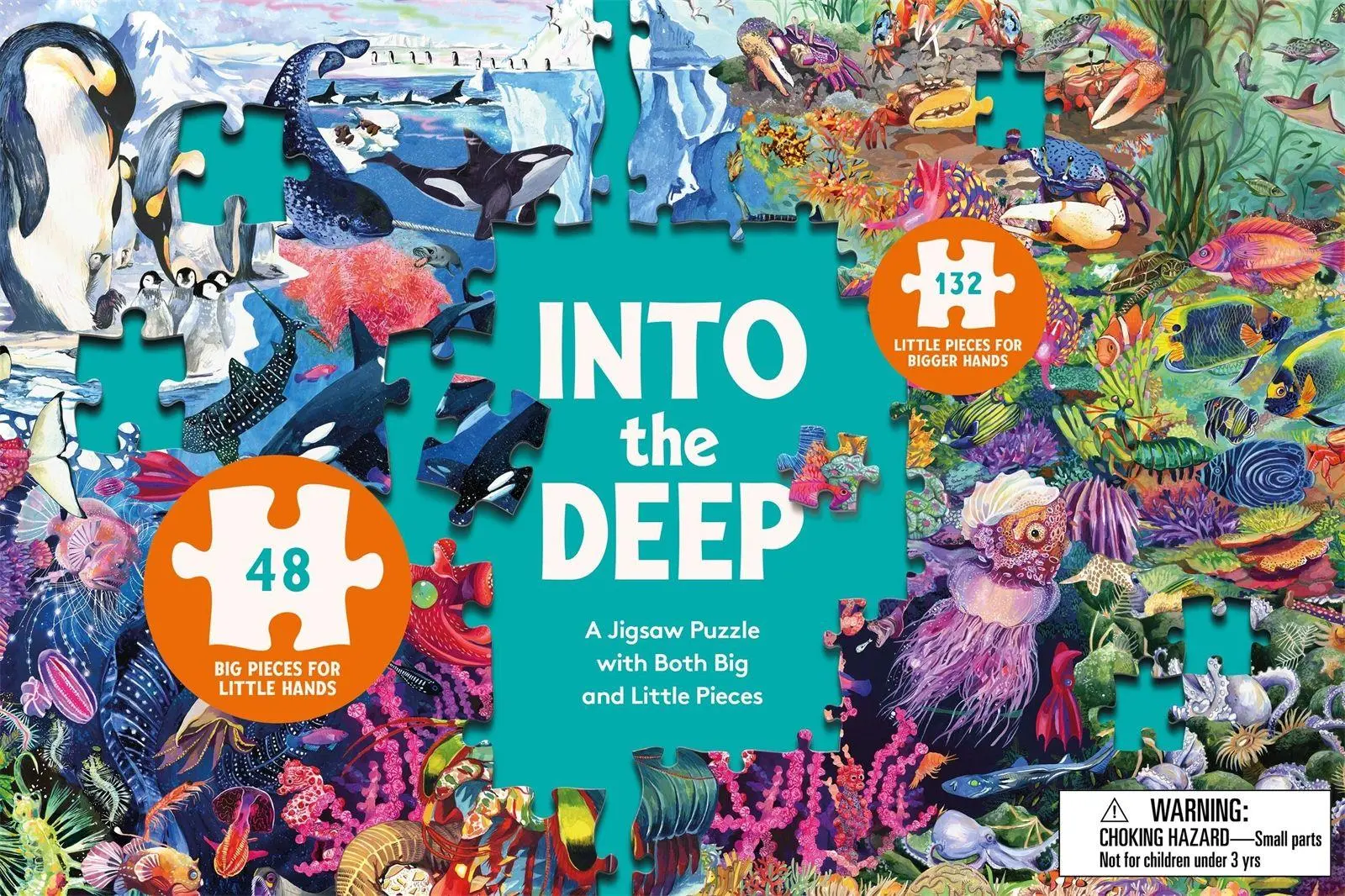 Cover: 9781399639804 | Into the Deep Sharing Puzzle: A 180-Piece Under the Sea Jigsaw...