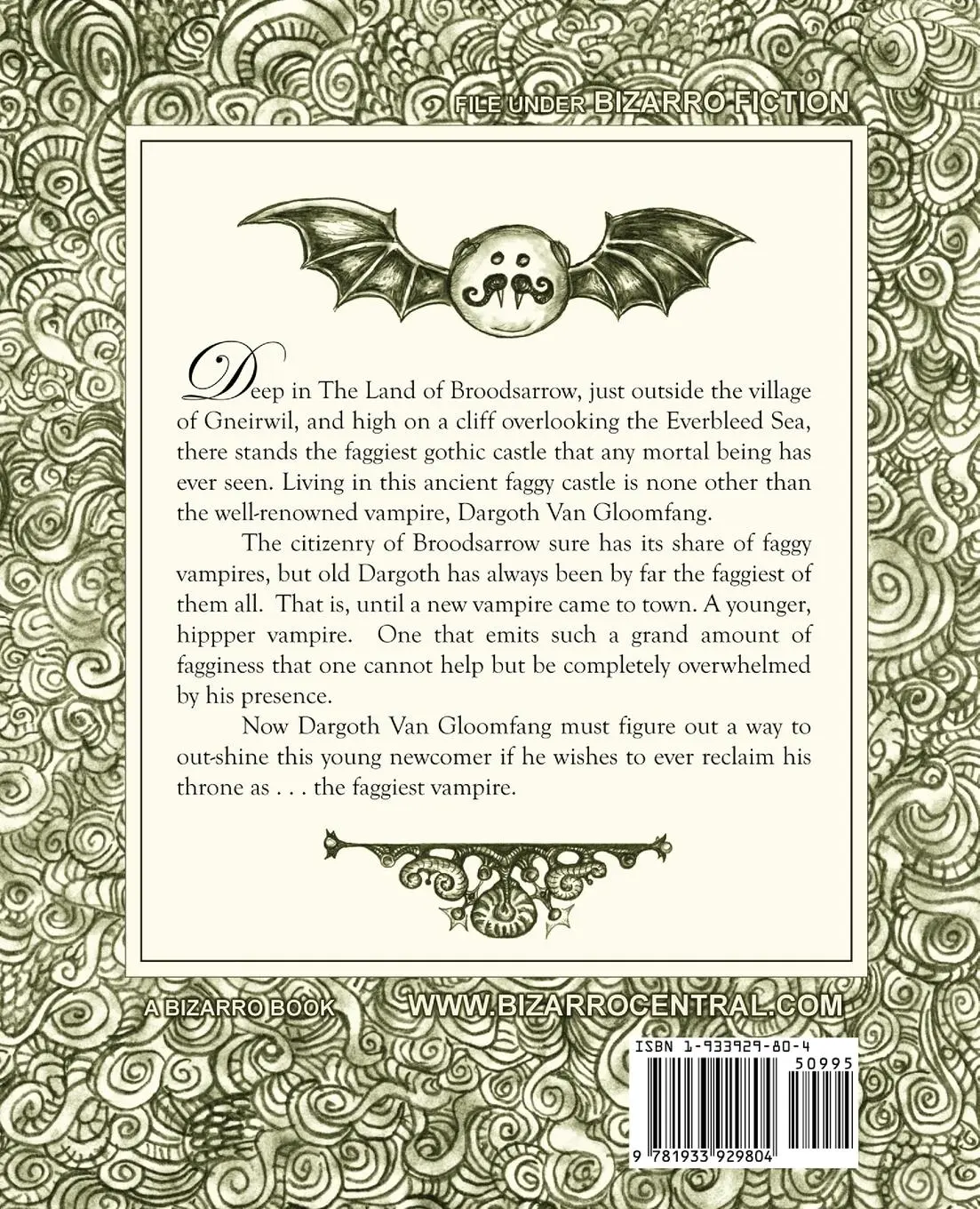 Rückseite: 9781933929804 | The Faggiest Vampire | Carlton Mellick III | Taschenbuch | Englisch