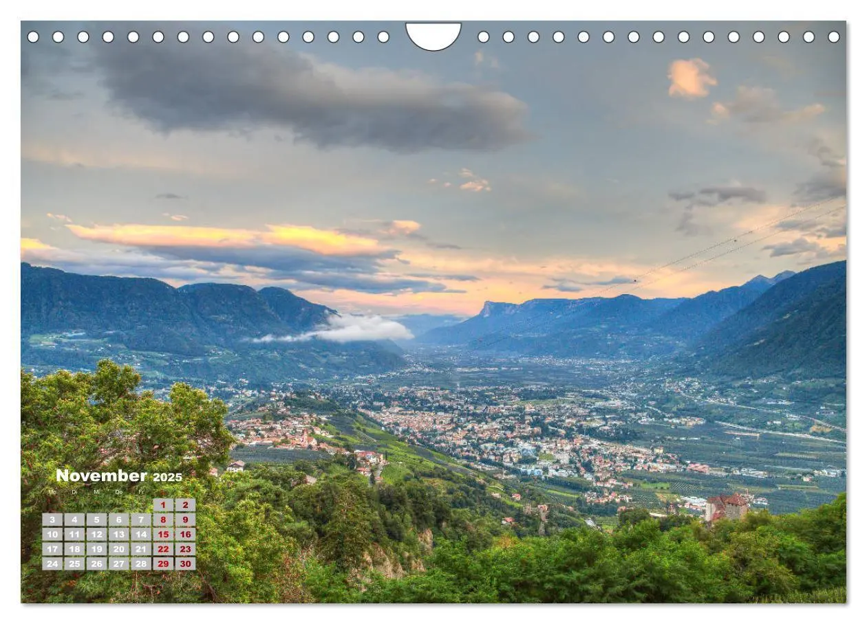 Bild: 9783435209804 | Meraner Land: alpin-mediterranes Lebensgefühl (Wandkalender 2025...