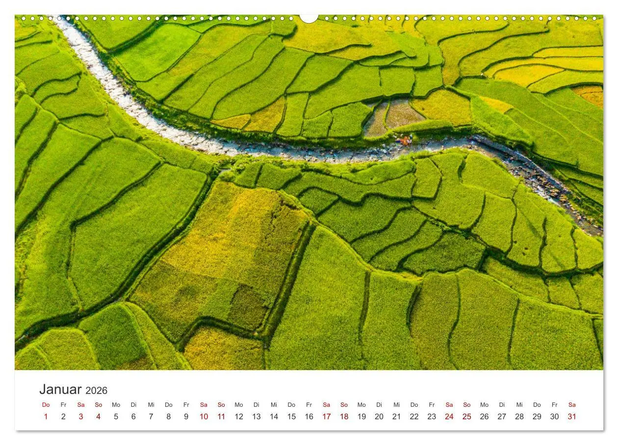 Bild: 9783457539804 | Faszination Vietnam (Wandkalender 2026 DIN A2 quer), CALVENDO...