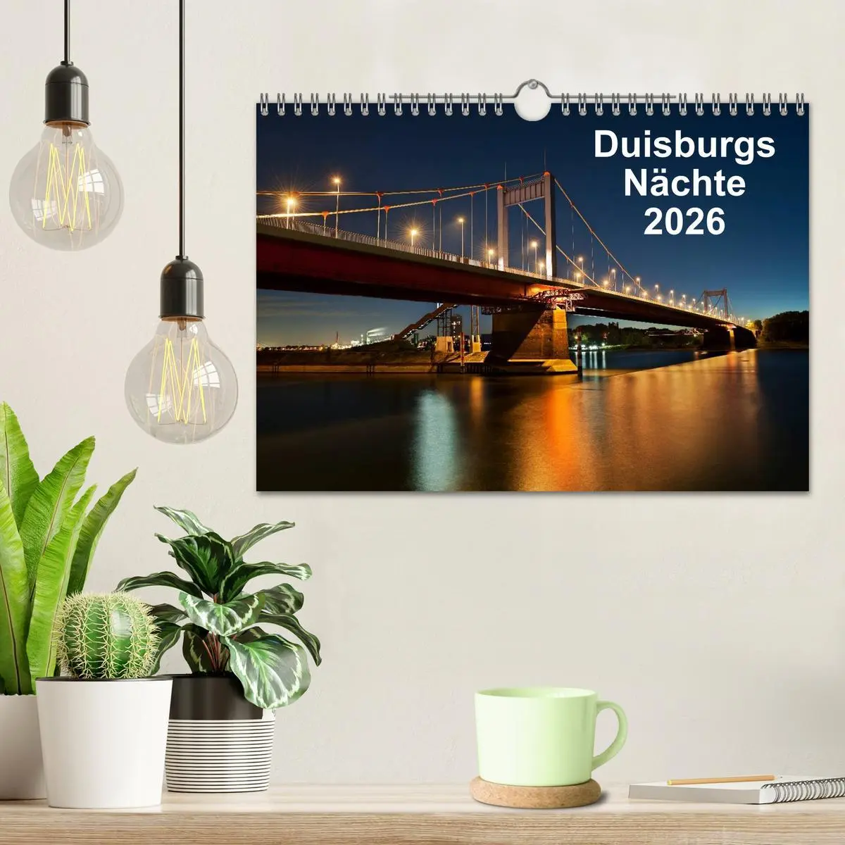 Bild: 9783516009804 | Duisburgs Nächte (Wandkalender 2026 DIN A4 quer), CALVENDO...