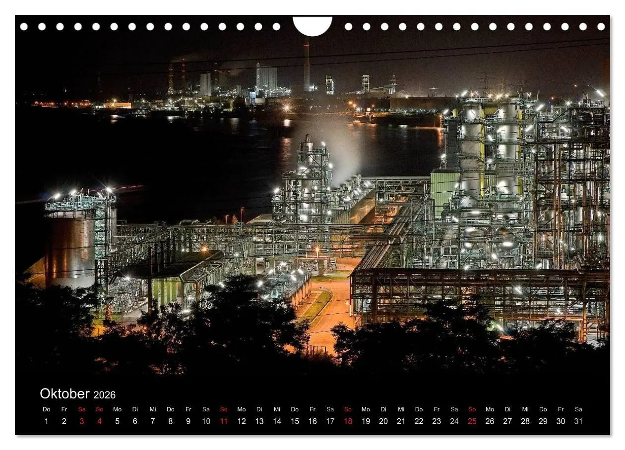 Bild: 9783516009804 | Duisburgs Nächte (Wandkalender 2026 DIN A4 quer), CALVENDO...