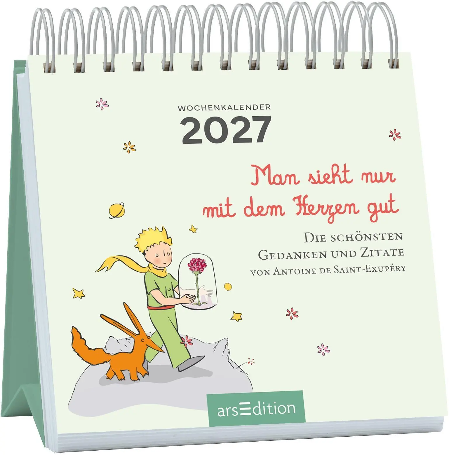 Cover: 4014489139904 | Mini-Wochenkalender Der Kleine Prinz 2027 | Antoine de Saint-Exupéry