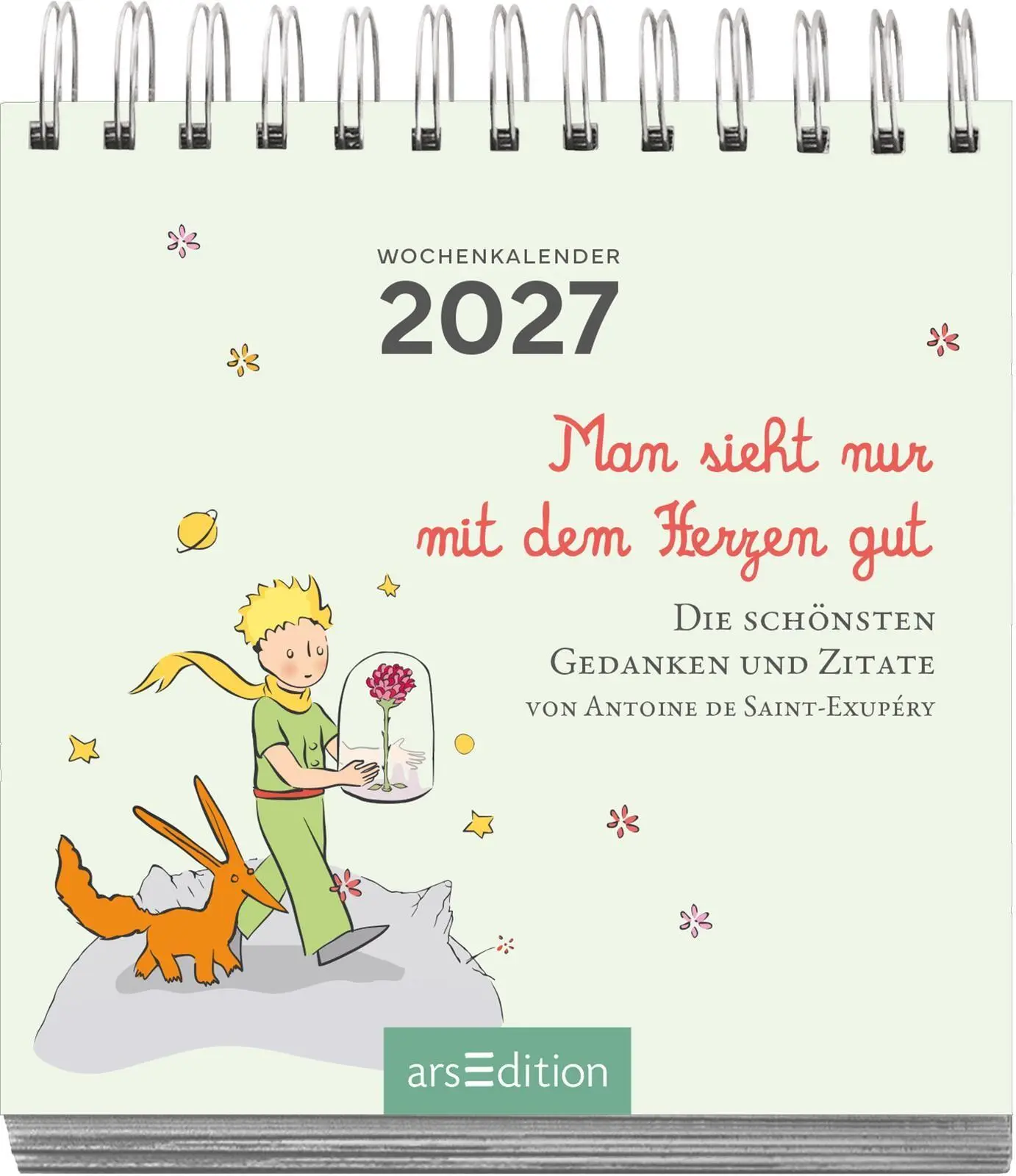 Bild: 4014489139904 | Mini-Wochenkalender Der Kleine Prinz 2027 | Antoine de Saint-Exupéry