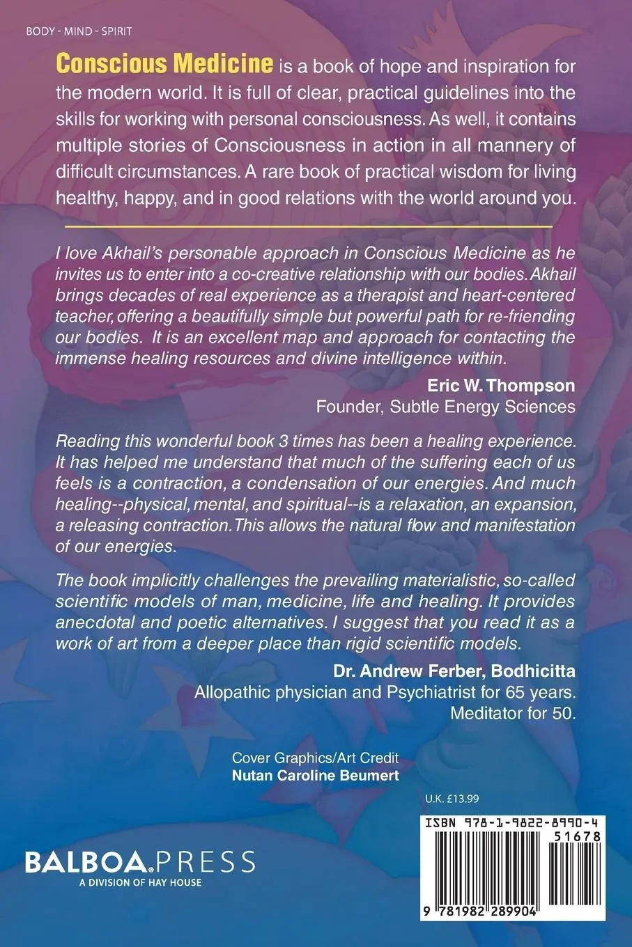 Rückseite: 9781982289904 | Conscious Medicine | Book 1: Primal Healing | Akhail Nishant Matthews