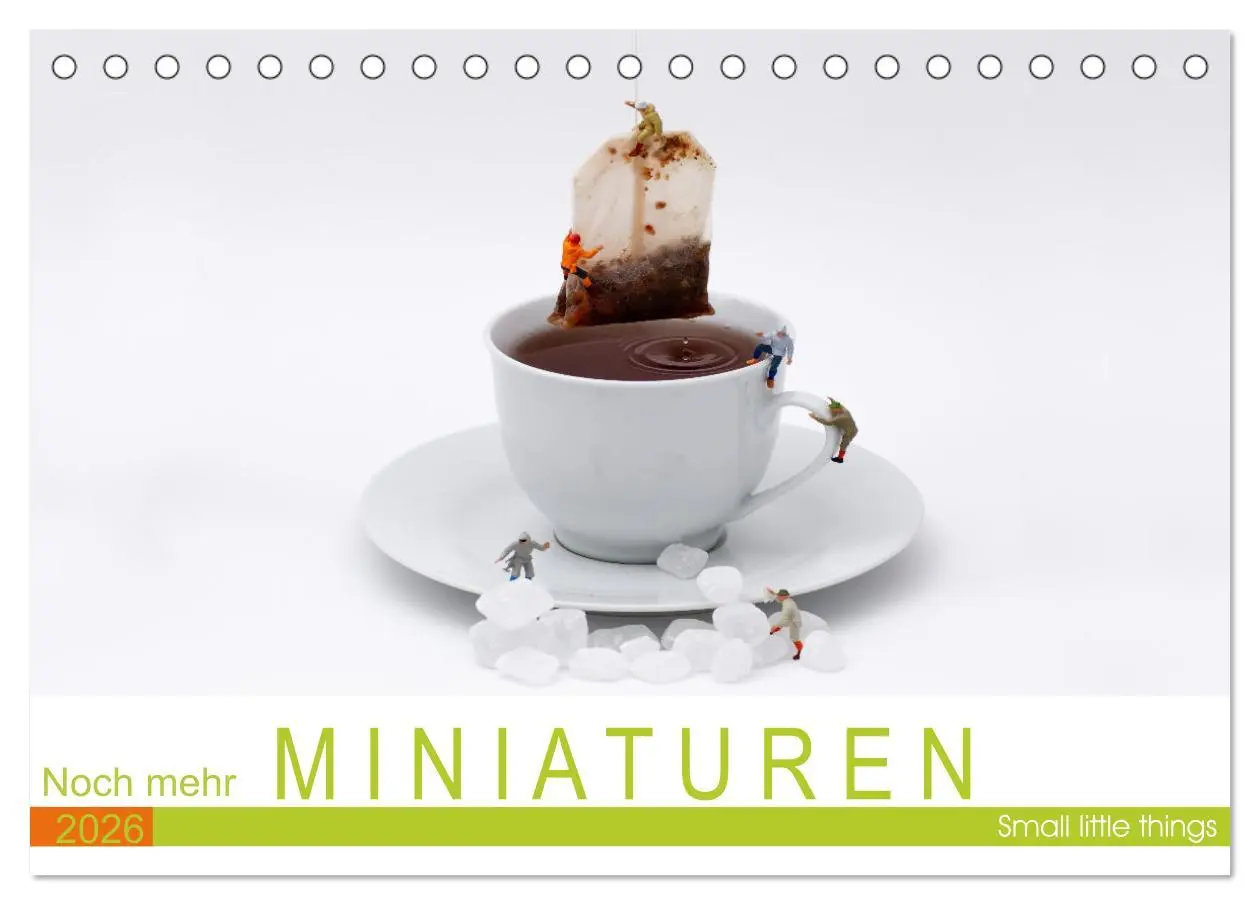 Cover: 9783457459904 | Noch mehr Miniaturen - Small little things (Tischkalender 2026 DIN...