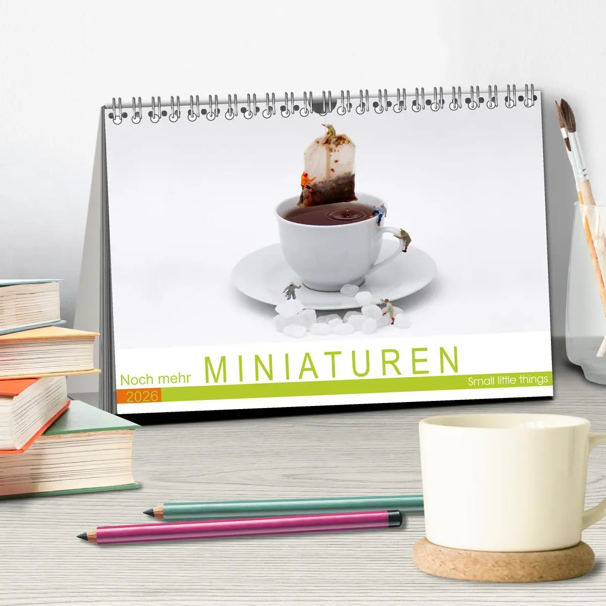 Bild: 9783457459904 | Noch mehr Miniaturen - Small little things (Tischkalender 2026 DIN...