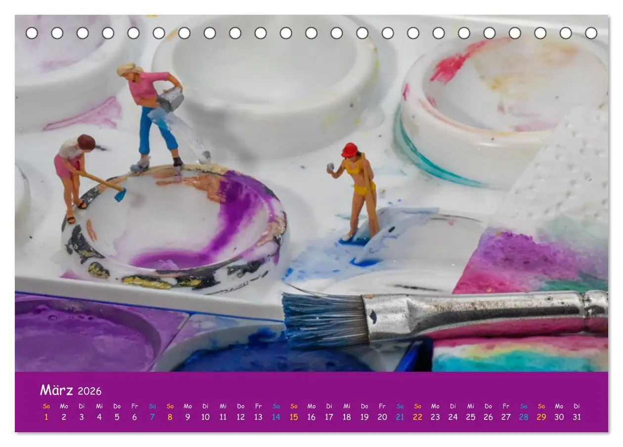 Bild: 9783457459904 | Noch mehr Miniaturen - Small little things (Tischkalender 2026 DIN...