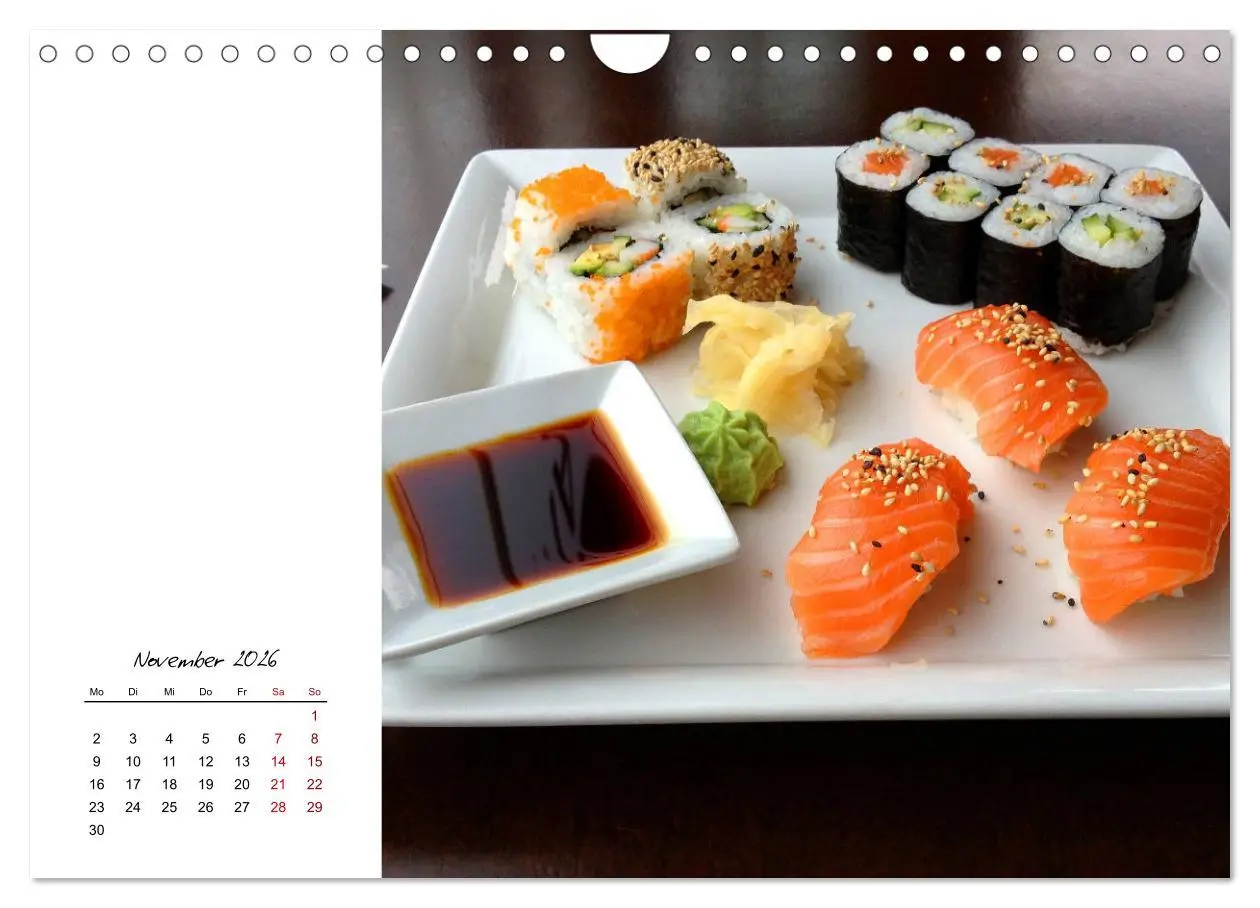 Bild: 9783457839904 | Sashimi und Sushi. Japans Köstlichkeiten (Wandkalender 2026 DIN A4...