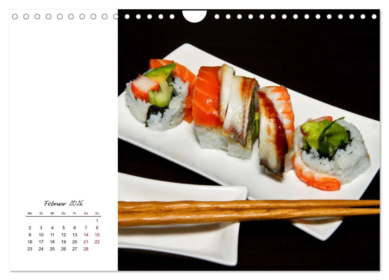 Bild: 9783457839904 | Sashimi und Sushi. Japans Köstlichkeiten (Wandkalender 2026 DIN A4...