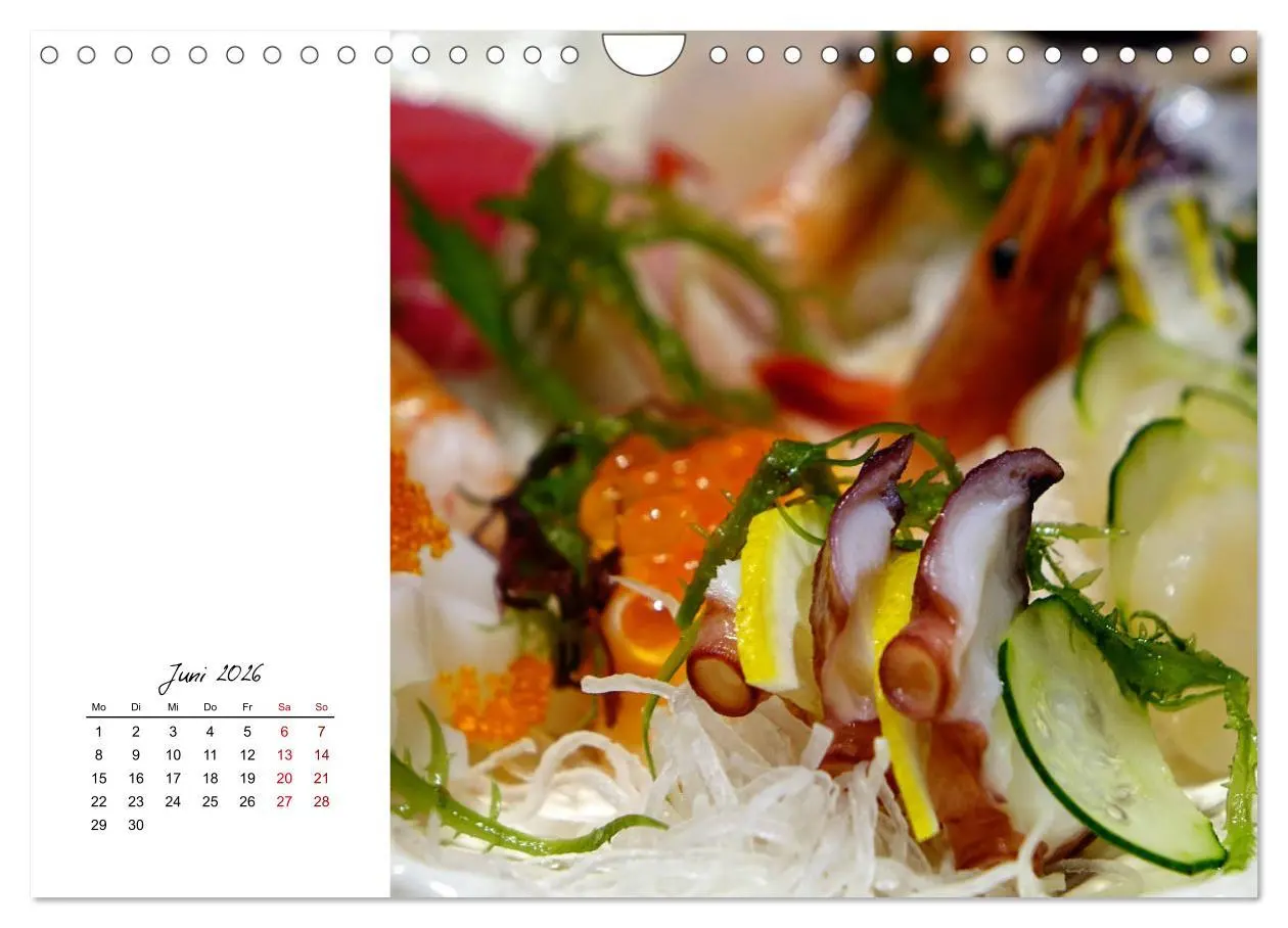 Bild: 9783457839904 | Sashimi und Sushi. Japans Köstlichkeiten (Wandkalender 2026 DIN A4...