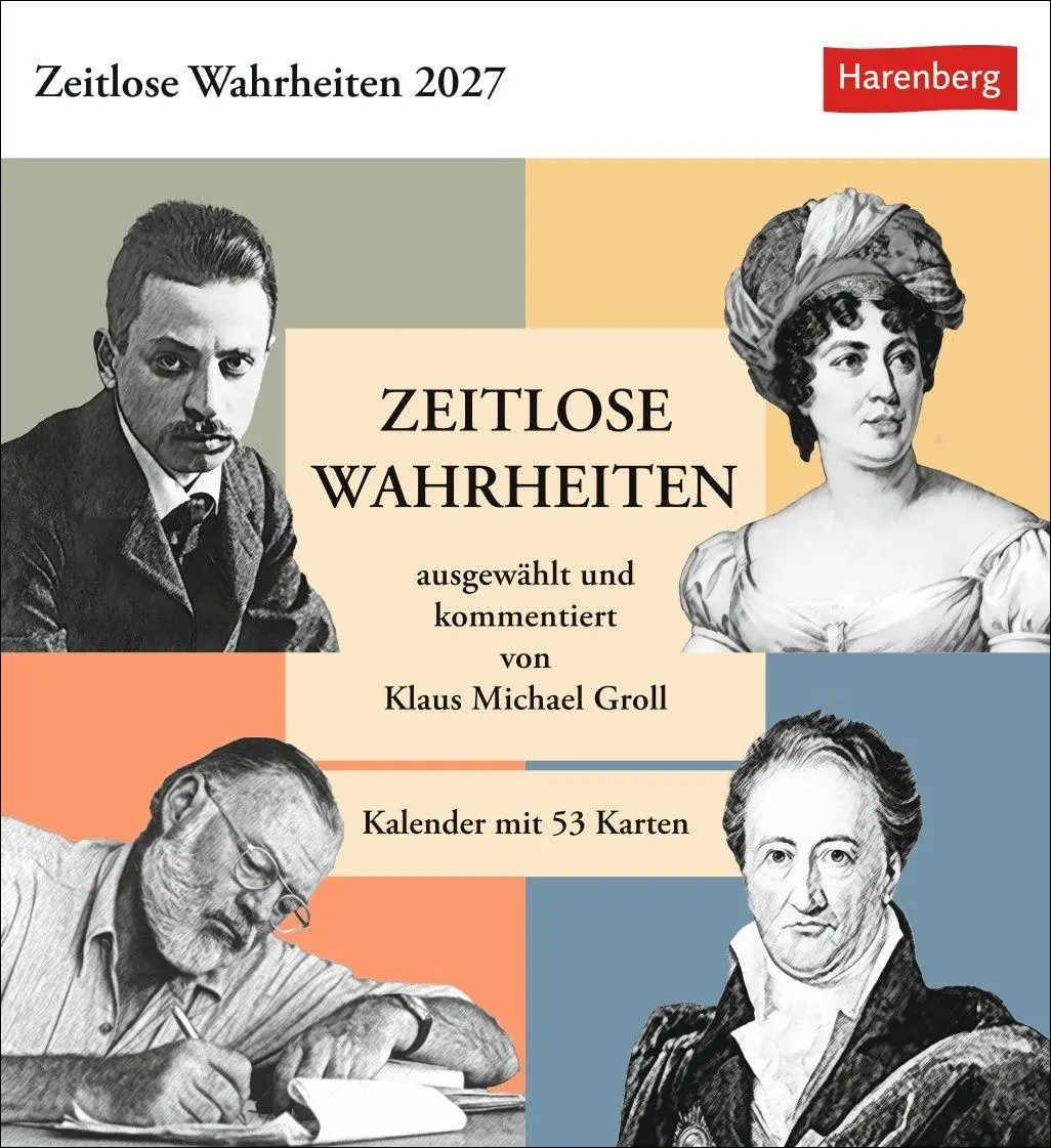 Cover: 9783840039904 | Zeitlose Wahrheiten Postkartenkalender 2027 - Kalender mit 53...