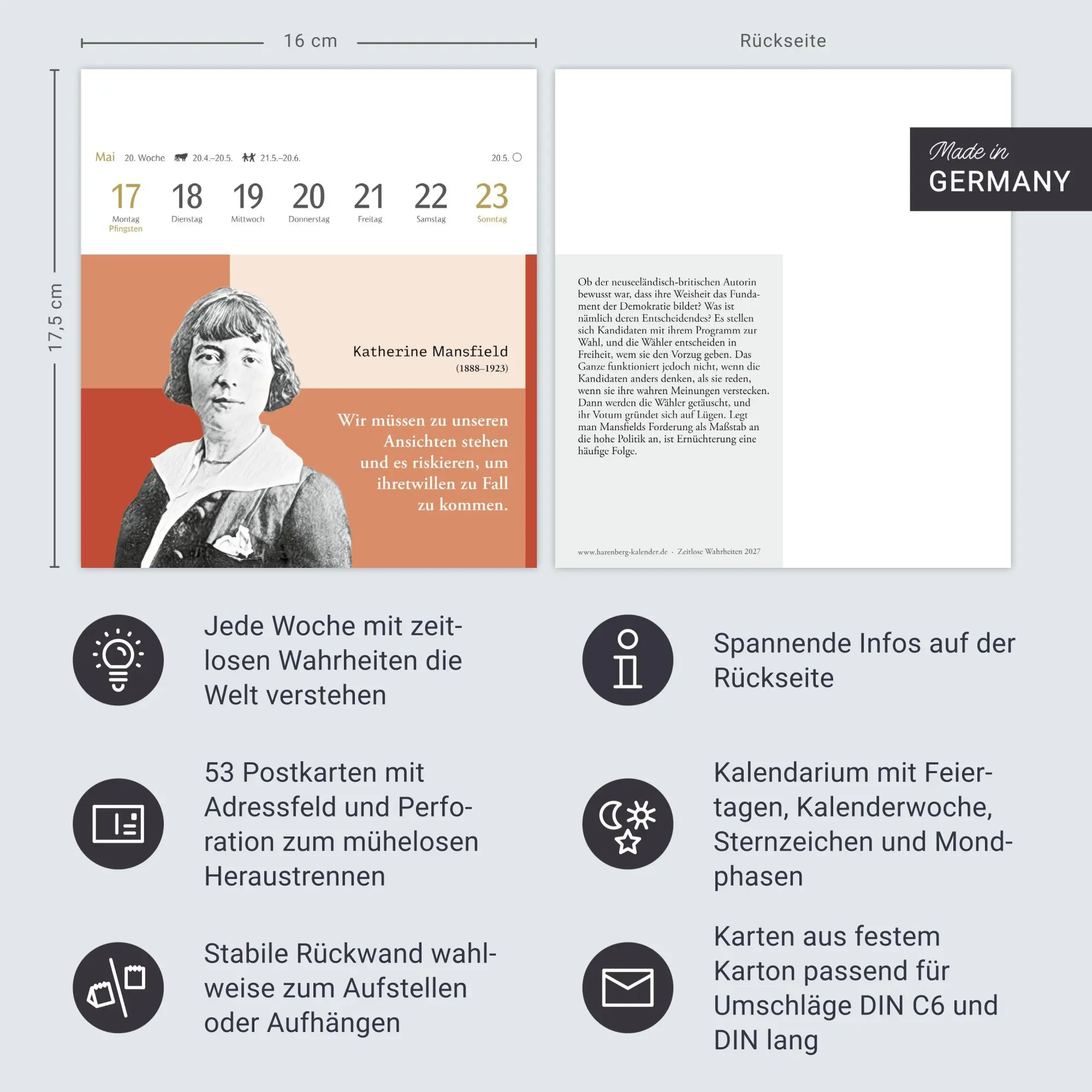 Bild: 9783840039904 | Zeitlose Wahrheiten Postkartenkalender 2027 - Kalender mit 53...