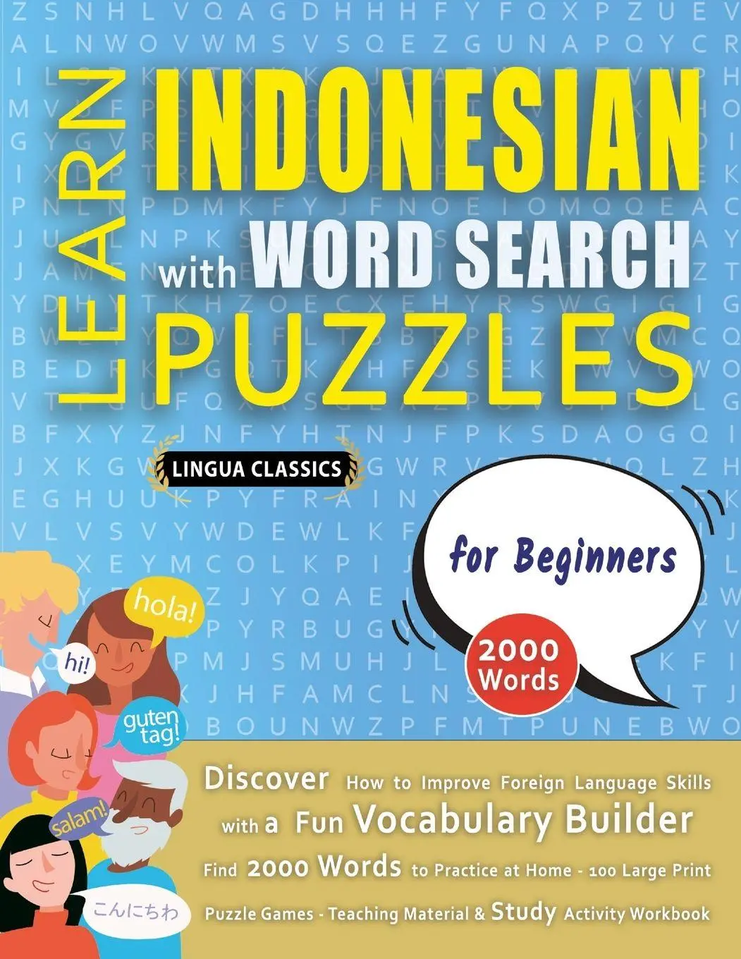 Cover: 9798349039904 | LEARN INDONESIAN WITH WORD SEARCH PUZZLES FOR BEGINNERS - Discover...