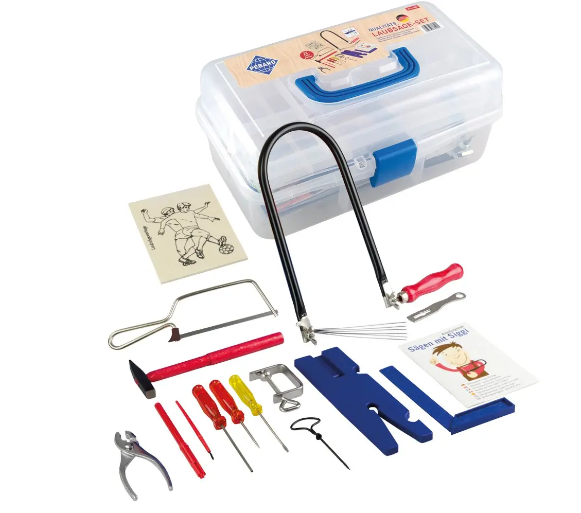 Cover: 4006094640005 | PEBARO 640 - Laubsäge-Set im Kunststoff-Tragekoffer, mit...