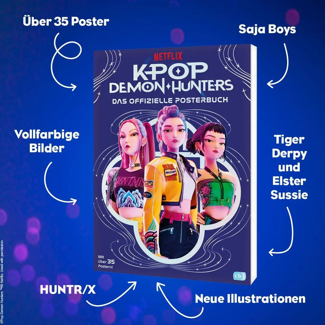Bild: 4250938800005 | KPop Demon Hunters - Das offizielle Posterbuch | Buch | 80 S. | 2026