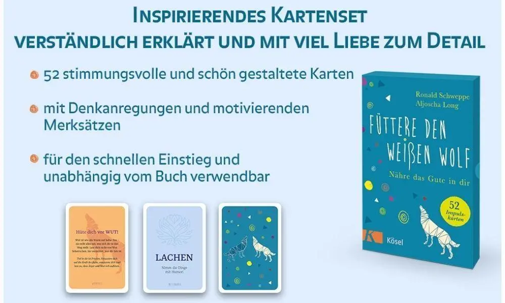 Bild: 4250940300005 | Füttere den weißen Wolf | Ronald Schweppe (u. a.) | Box | 52 S. | 2022