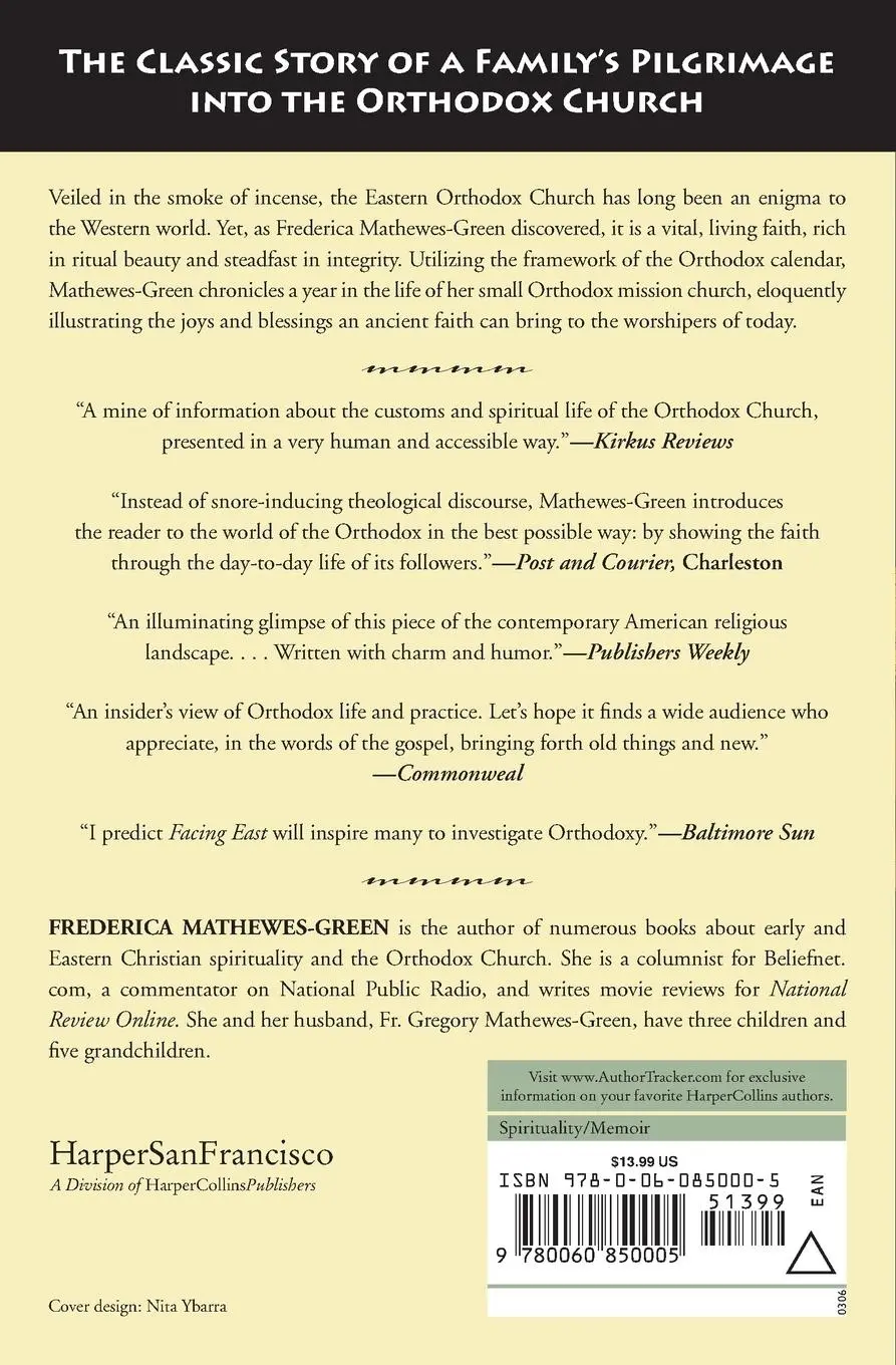 Rückseite: 9780060850005 | Facing East | A Pilgrim's Journey Into the Mysteries of Orthodoxy