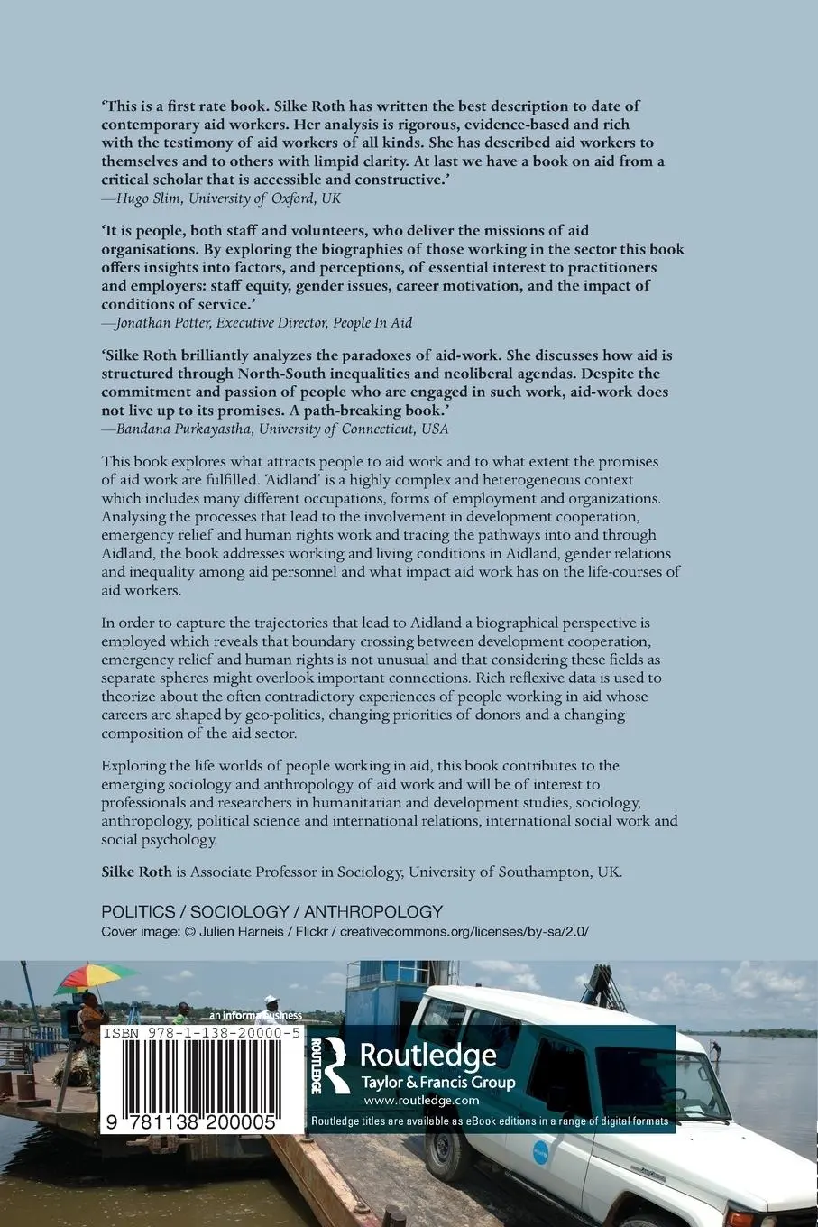Rückseite: 9781138200005 | The Paradoxes of Aid Work | Passionate Professionals | Silke Roth