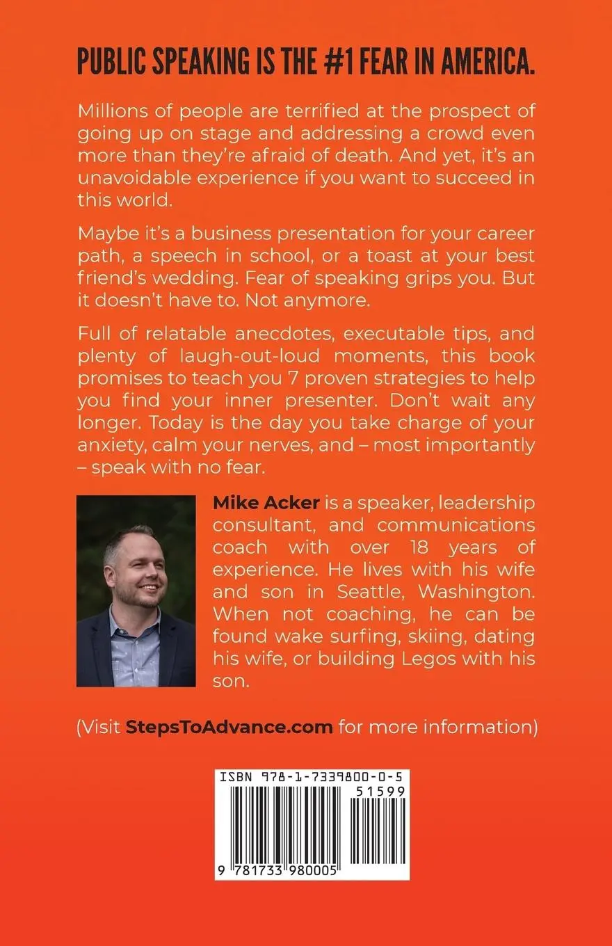 Rückseite: 9781733980005 | Speak With No Fear | Mike Acker | Taschenbuch | Englisch | 2019
