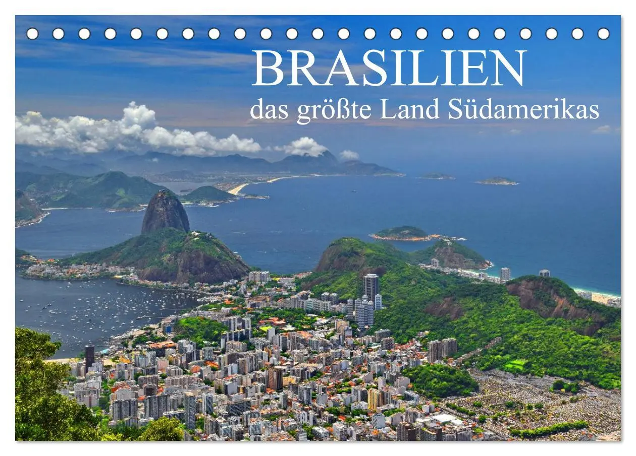 Cover: 9783457950005 | Brasilien - das größte Land Südamerikas (Tischkalender 2026 DIN A5...
