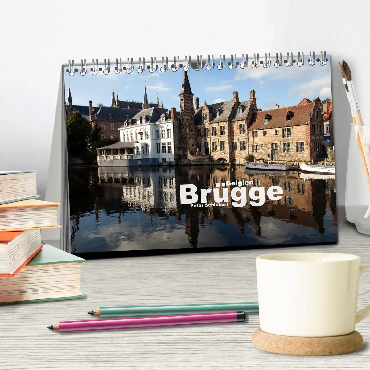 Bild: 9783516110005 | Brügge - Belgien (Tischkalender 2026 DIN A5 quer), CALVENDO...