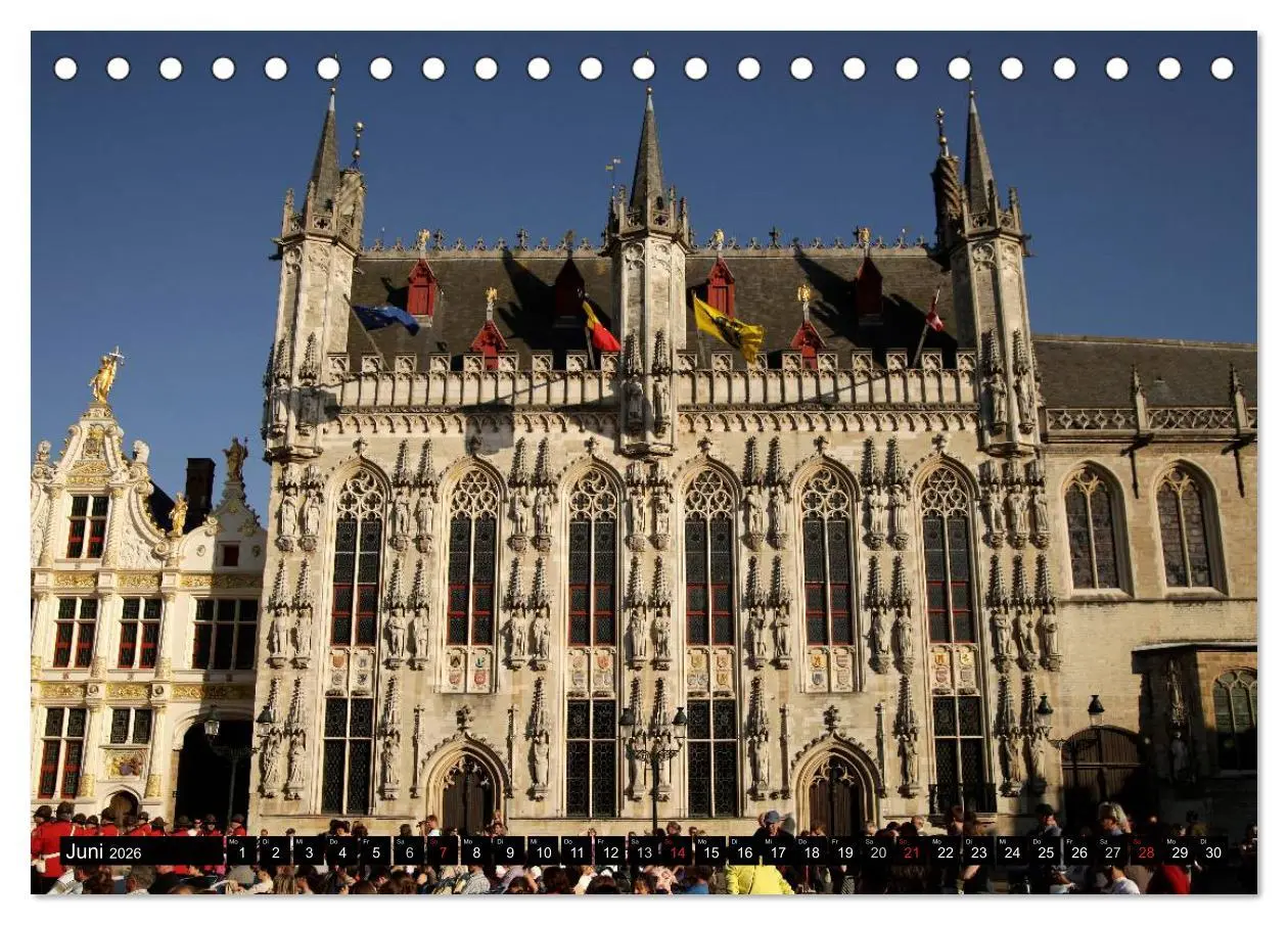 Bild: 9783516110005 | Brügge - Belgien (Tischkalender 2026 DIN A5 quer), CALVENDO...