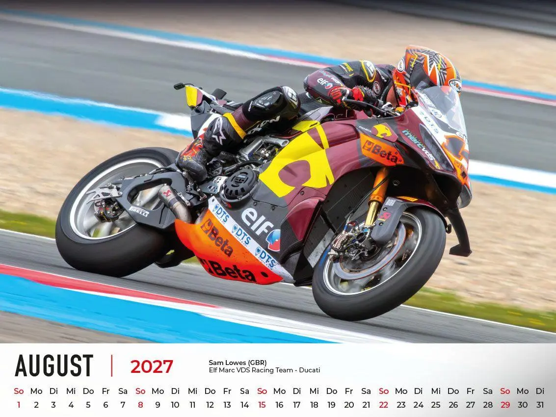 Bild: 9783693570005 | Superbike WM Kalender 2027 | Frank Pommer | Kalender | Deutsch | 2027
