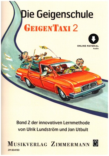 Cover: 9790010960005 | Utbult, J: Geigenschule Geigentaxi 2/Violine m. Online | Taschenbuch