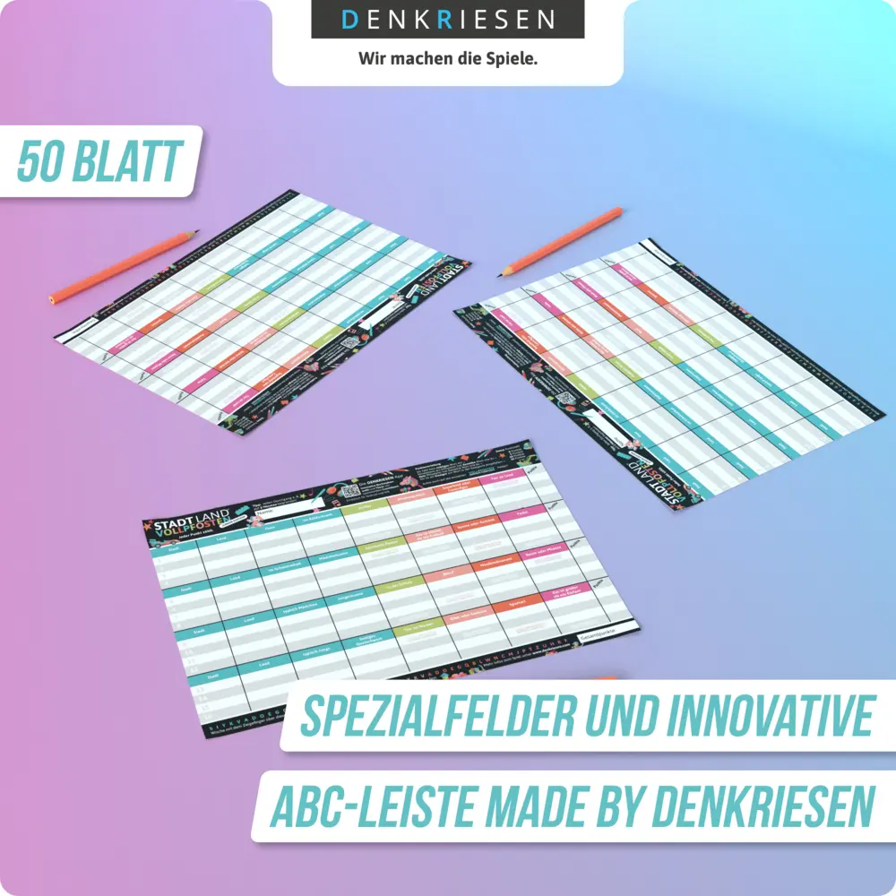 Bild: 4260528090105 | STADT LAND VOLLPFOSTEN® - JUNIOR EDITION - Für Kinder und Jugendliche