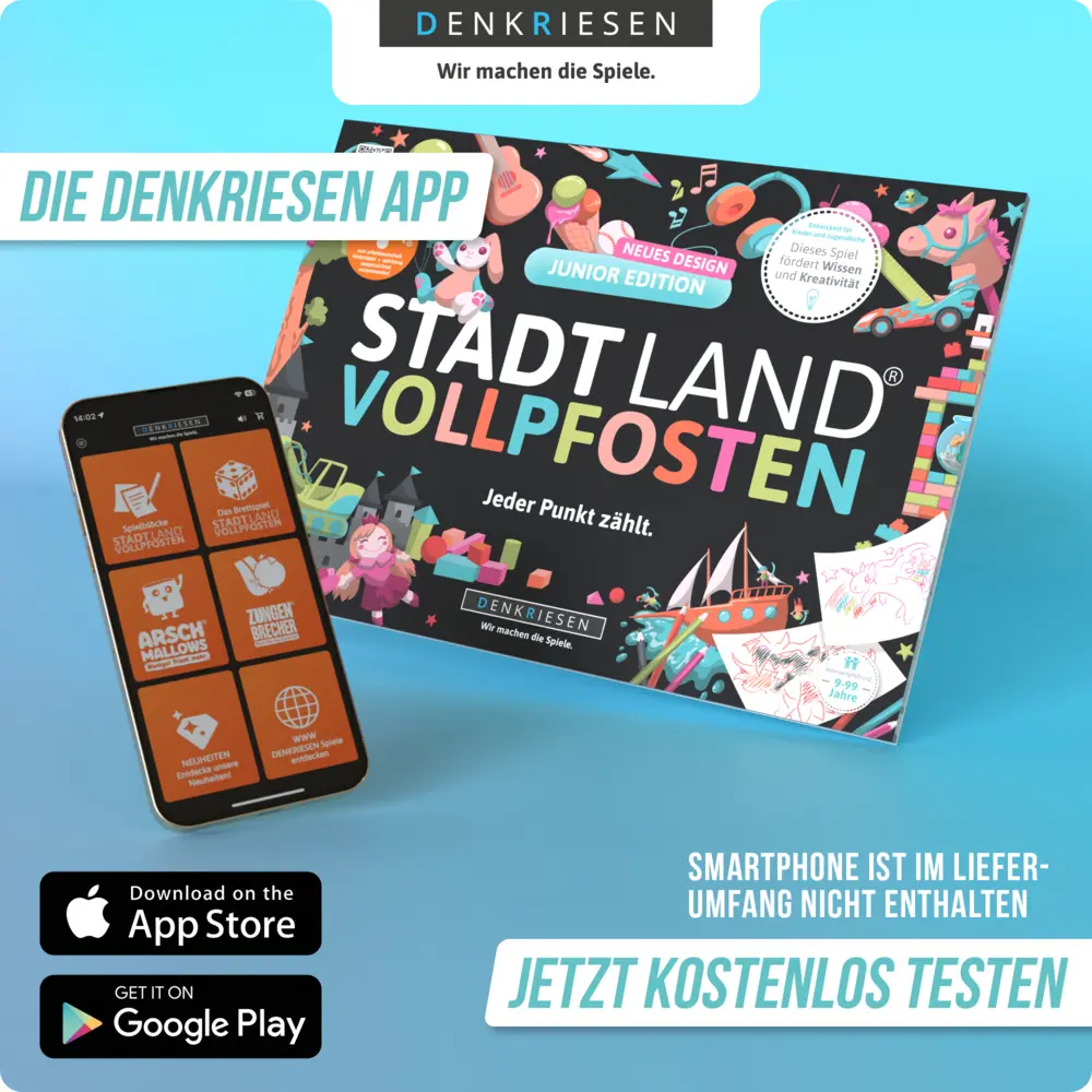 Bild: 4260528090105 | STADT LAND VOLLPFOSTEN® - JUNIOR EDITION - Für Kinder und Jugendliche
