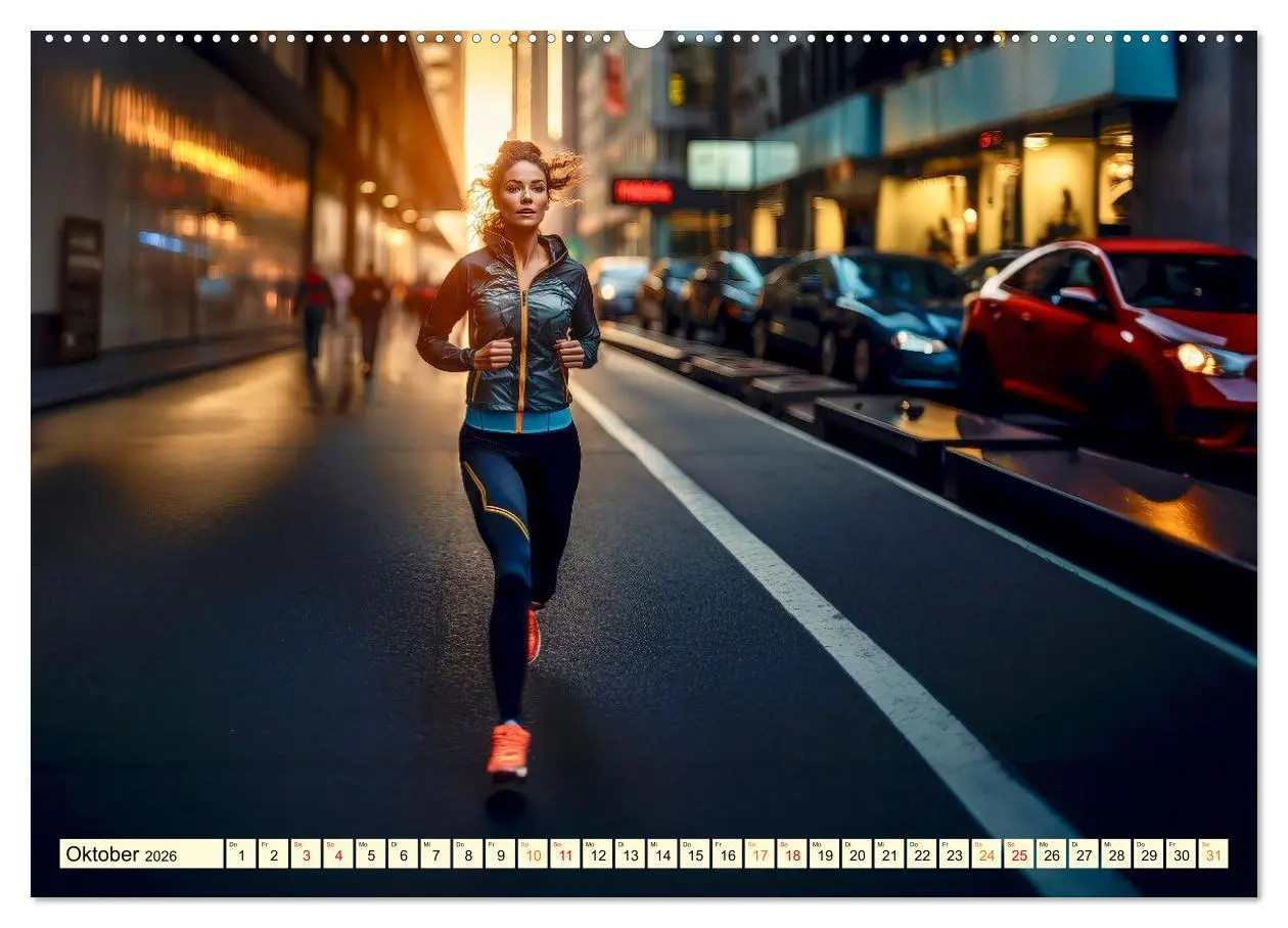 Bild: 9783457490105 | Joggen, gesund laufen (Wandkalender 2026 DIN A2 quer), CALVENDO...