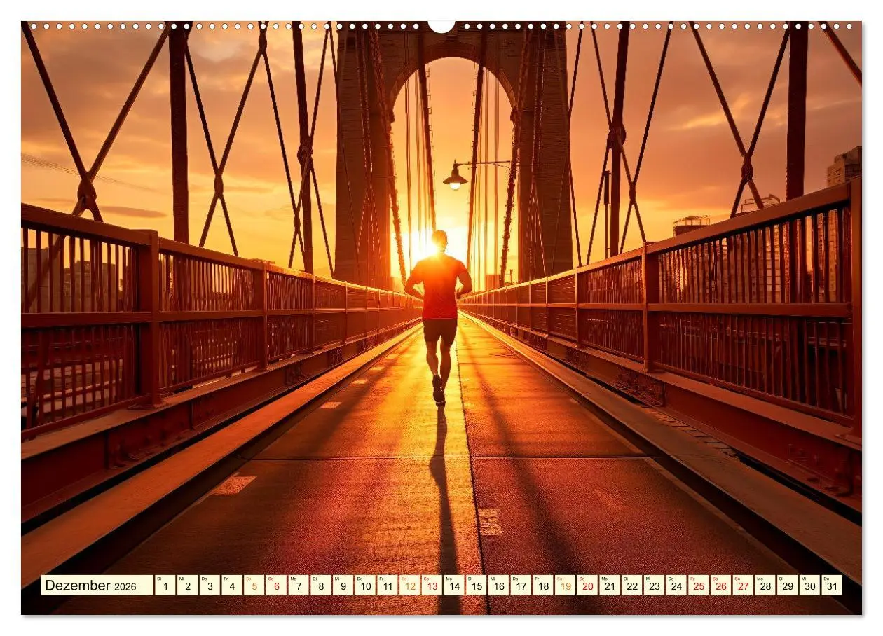 Bild: 9783457490105 | Joggen, gesund laufen (Wandkalender 2026 DIN A2 quer), CALVENDO...