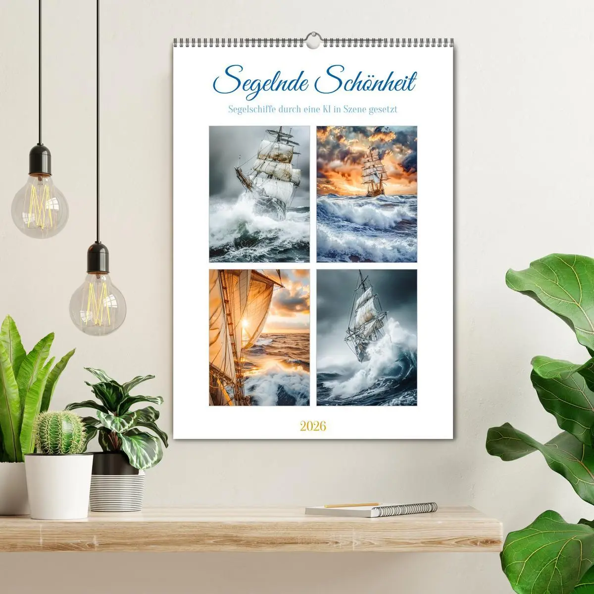 Bild: 9783516270105 | Segelnde Schönheit (Wandkalender 2026 DIN A2 hoch), CALVENDO...