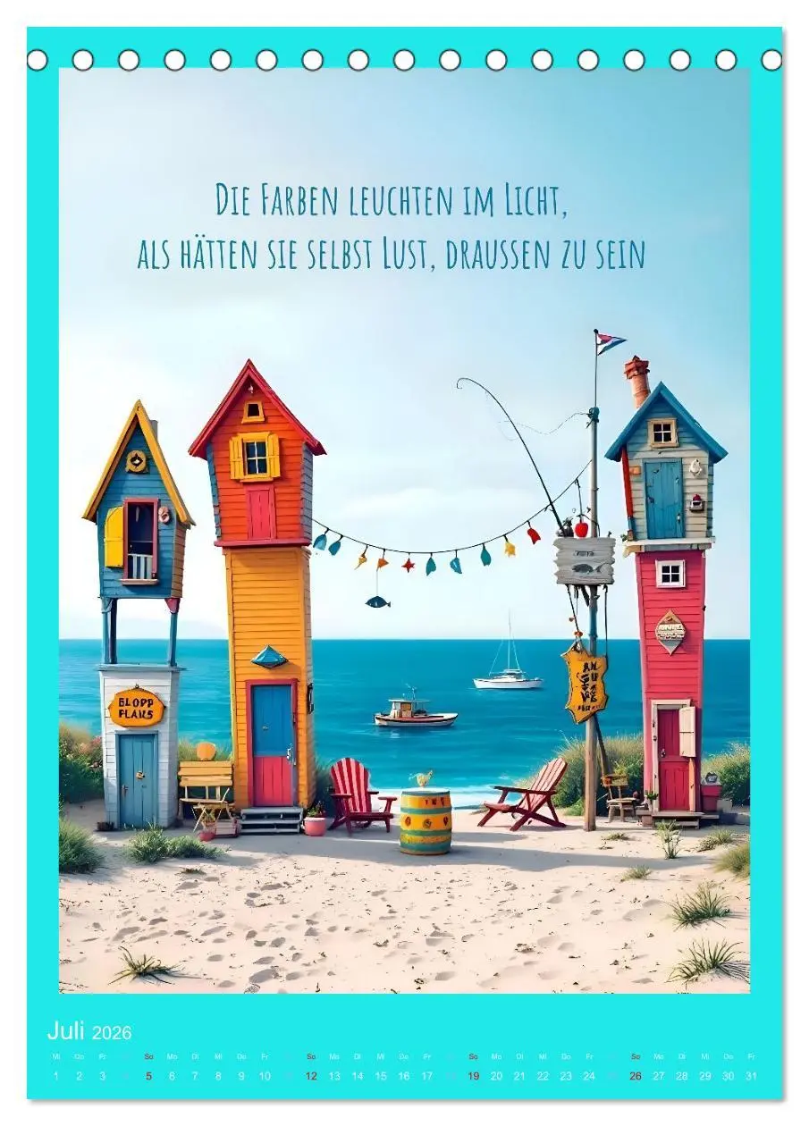 Bild: 9783516650105 | Hausgeflippt (Tischkalender 2026 DIN A5 hoch), CALVENDO Monatskalender