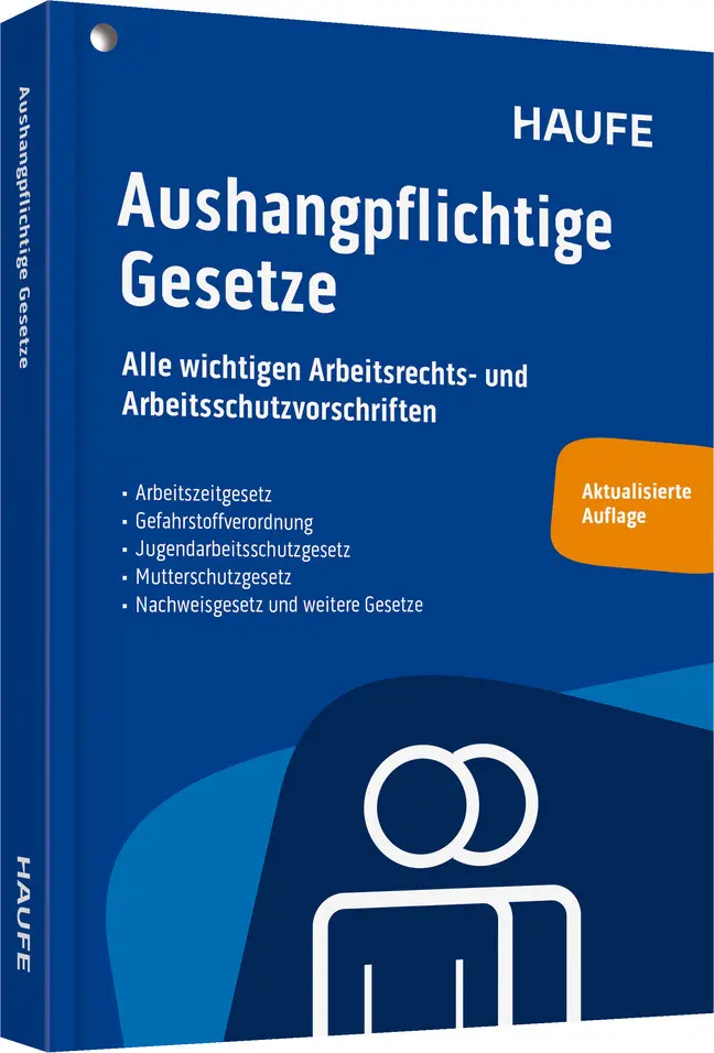 Cover: 9783648180105 | Aushangpflichtige Gesetze | Buch | 832 S. | Deutsch | 2025 | Haufe