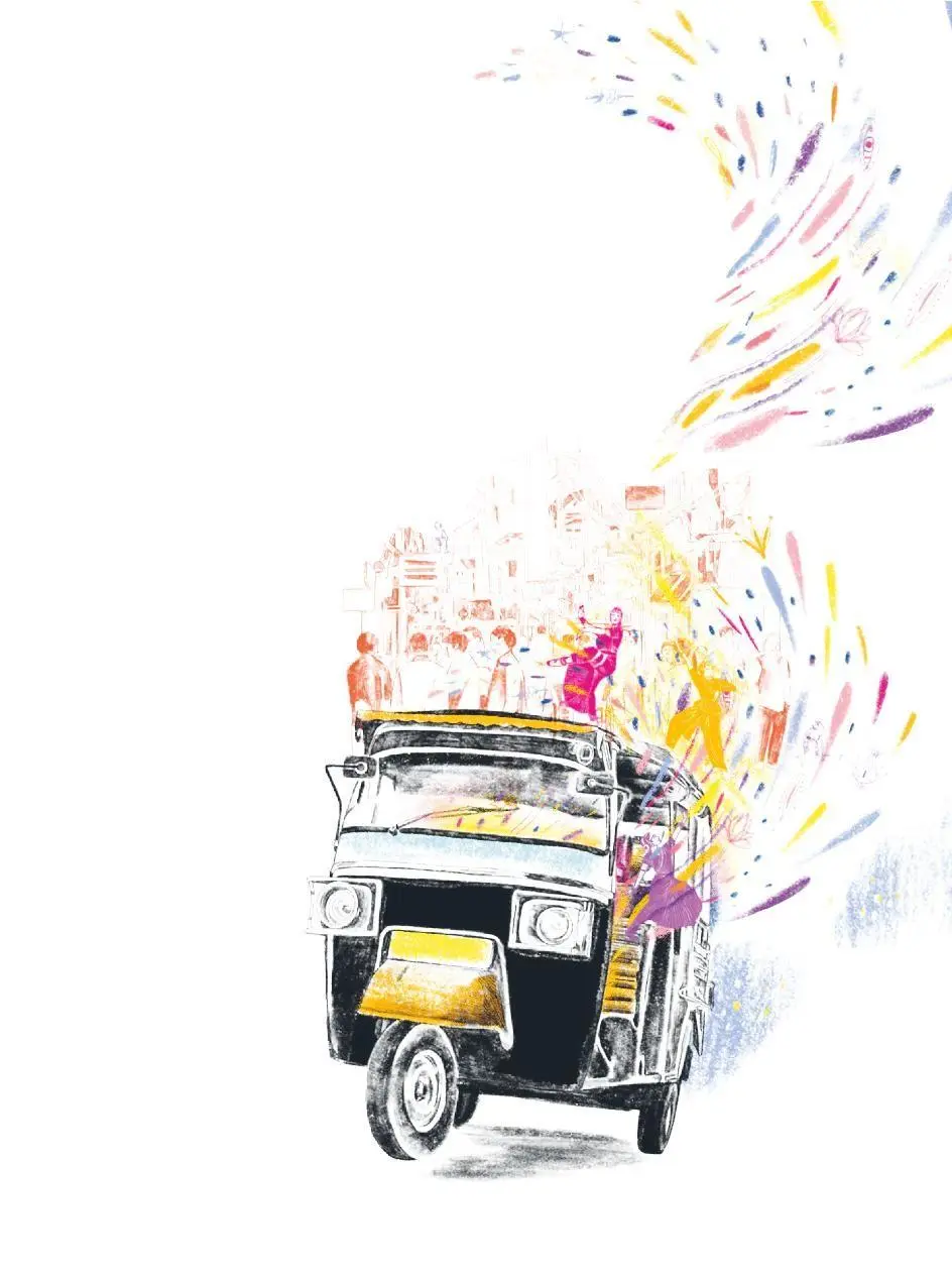 Bild: 9783758900105 | Der Rikscha-Fahrer, der dir das Glück zeigt | Biyon Kattilathu | Buch