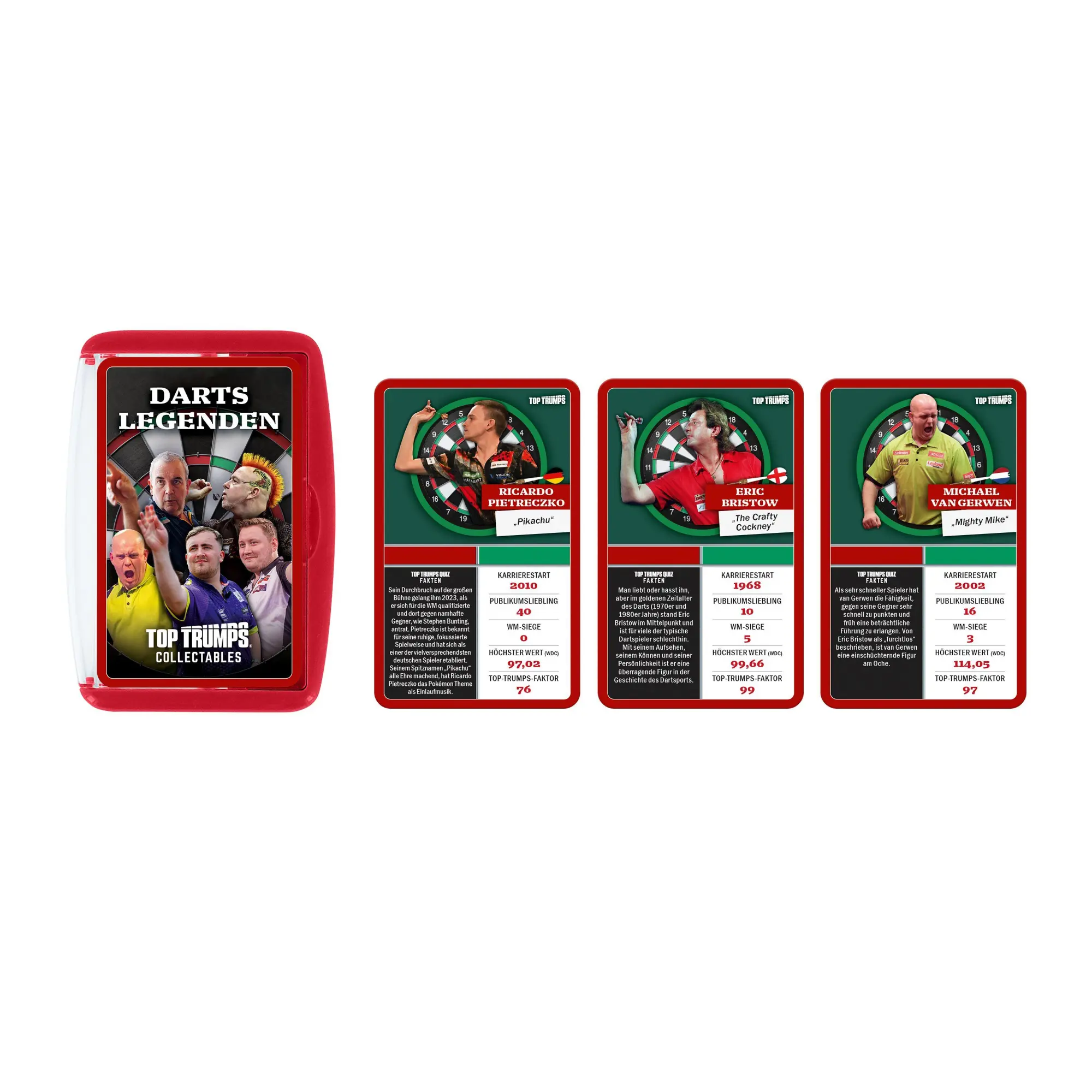 Bild: 5036905030205 | Top Trumps Geschenkset Darts (inkl. Dartpfeile) | Spiel | Deutsch