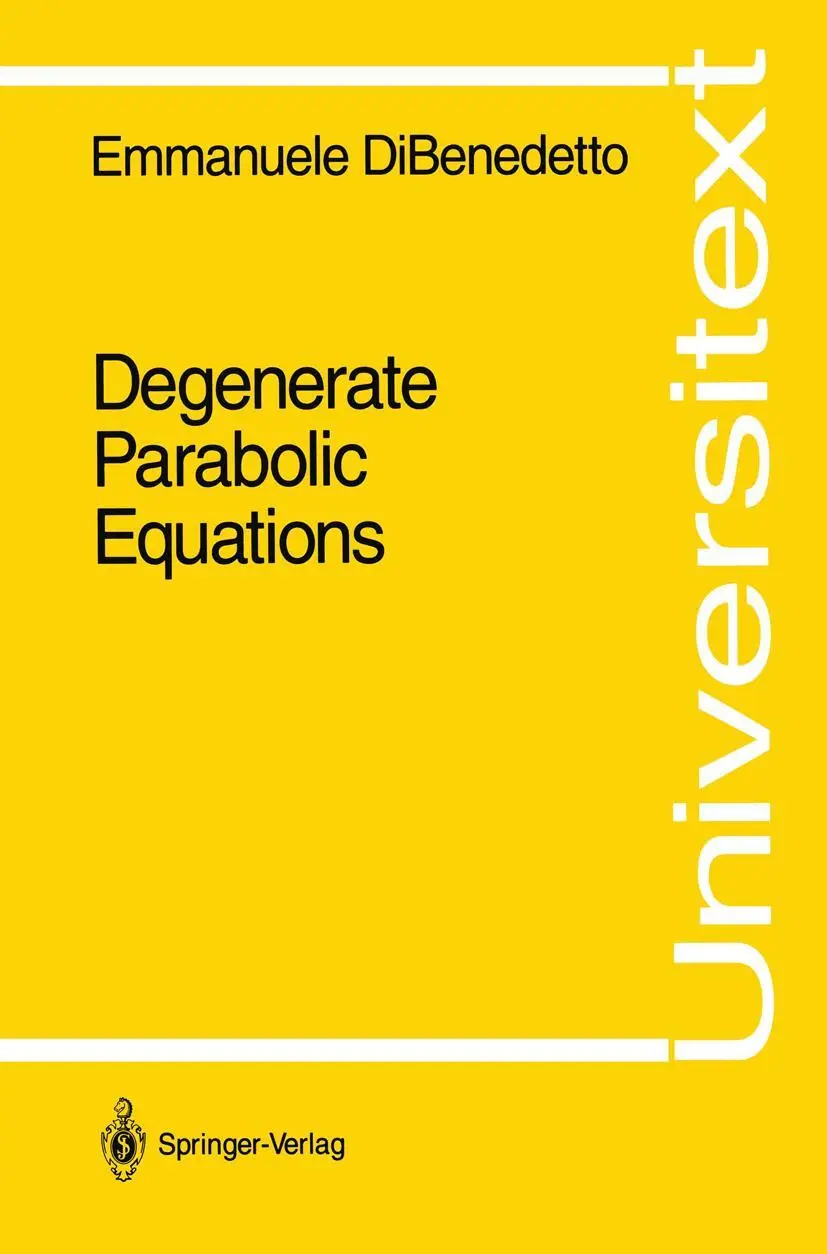Cover: 9780387940205 | Degenerate Parabolic Equations | Emmanuele Dibenedetto | Taschenbuch