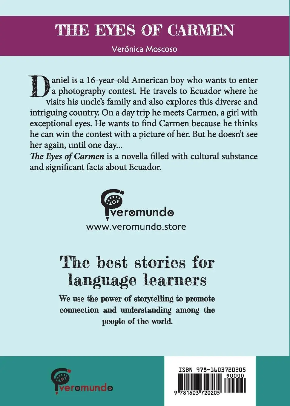 Rückseite: 9781603720205 | The Eyes of Carmen | Veronica Moscoso | Taschenbuch | Englisch | 2007