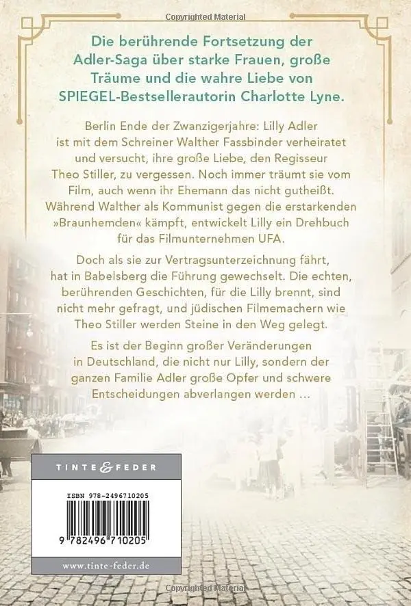 Rückseite: 9782496710205 | Der Glanz der großen Träume | Charlotte Lyne | Taschenbuch | Deutsch