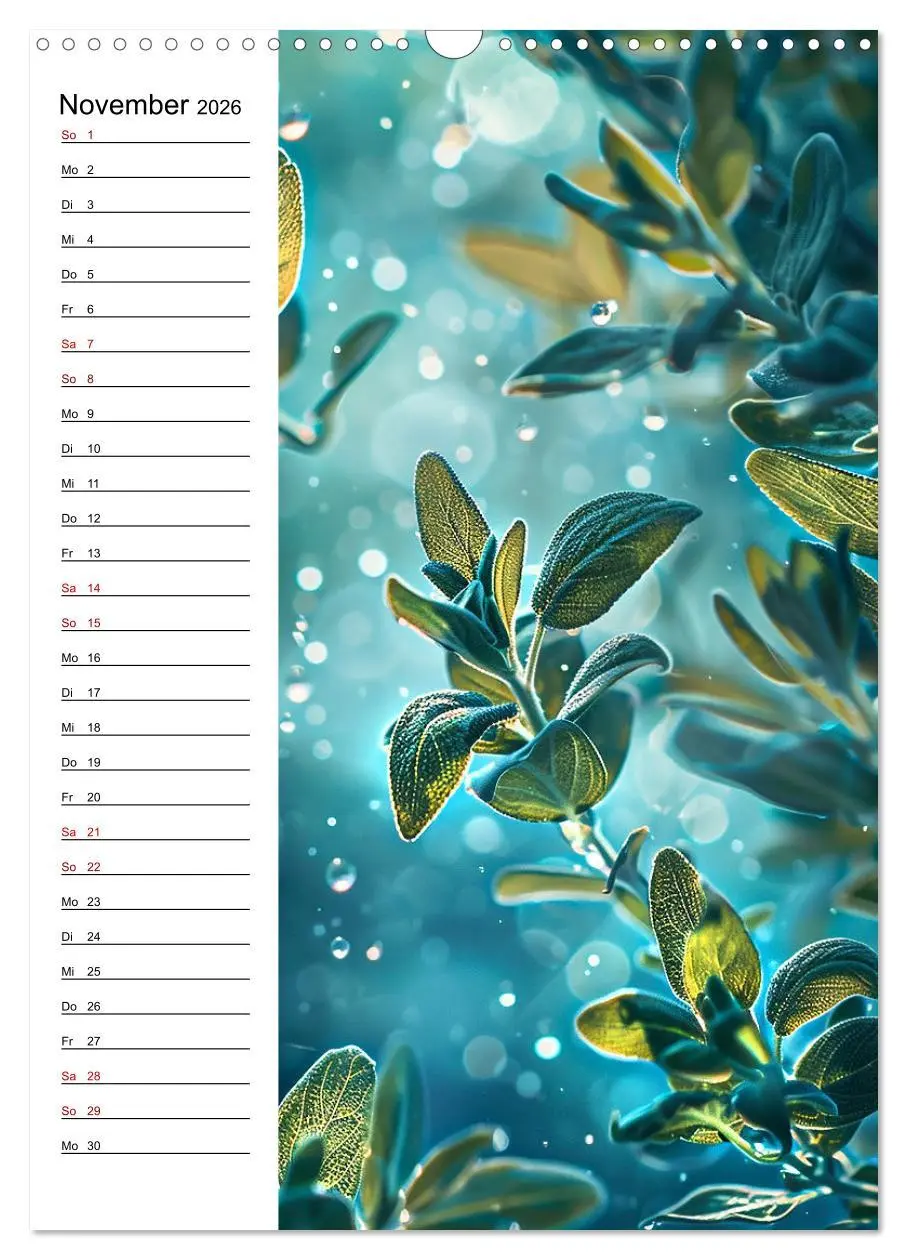 Bild: 9783516260205 | Kräuterfrische (Wandkalender 2026 DIN A3 hoch), CALVENDO...