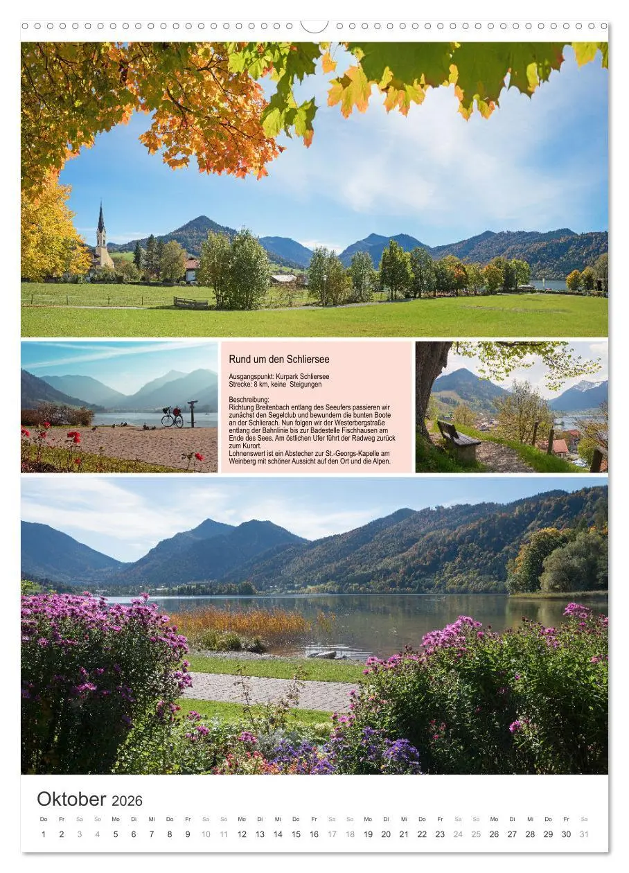 Bild: 9783516330205 | Radlglück mit Alpenblick 2026 (hochwertiger Premium Wandkalender...