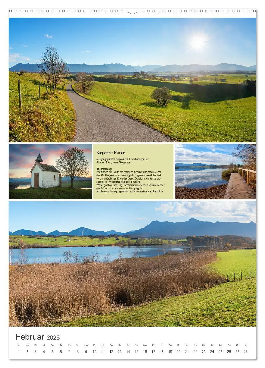 Bild: 9783516330205 | Radlglück mit Alpenblick 2026 (hochwertiger Premium Wandkalender...