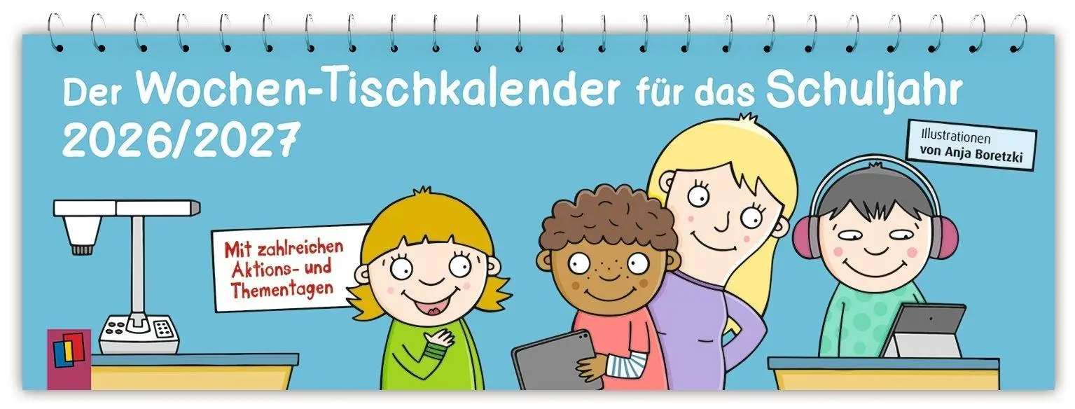 Cover: 9783834670205 | Der Wochen-Tischkalender für das Schuljahr 2026/2027 | Anja Boretzki