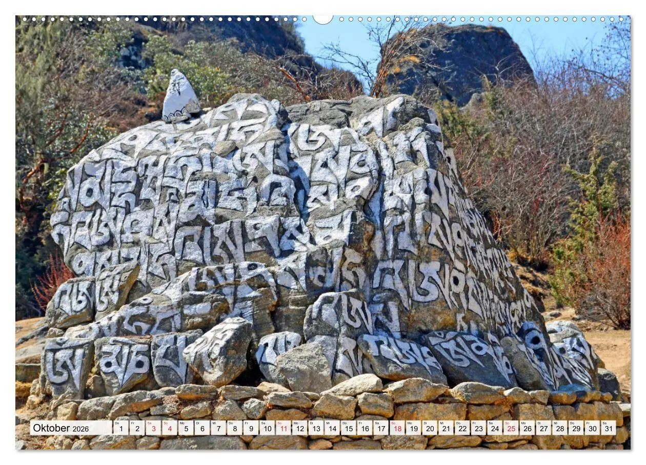 Bild: 9783457780305 | BUDDHISMUS in NEPAL (Wandkalender 2026 DIN A2 quer), CALVENDO...