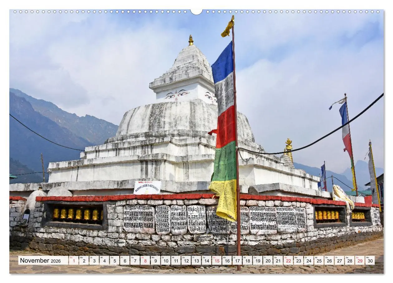 Bild: 9783457780305 | BUDDHISMUS in NEPAL (Wandkalender 2026 DIN A2 quer), CALVENDO...