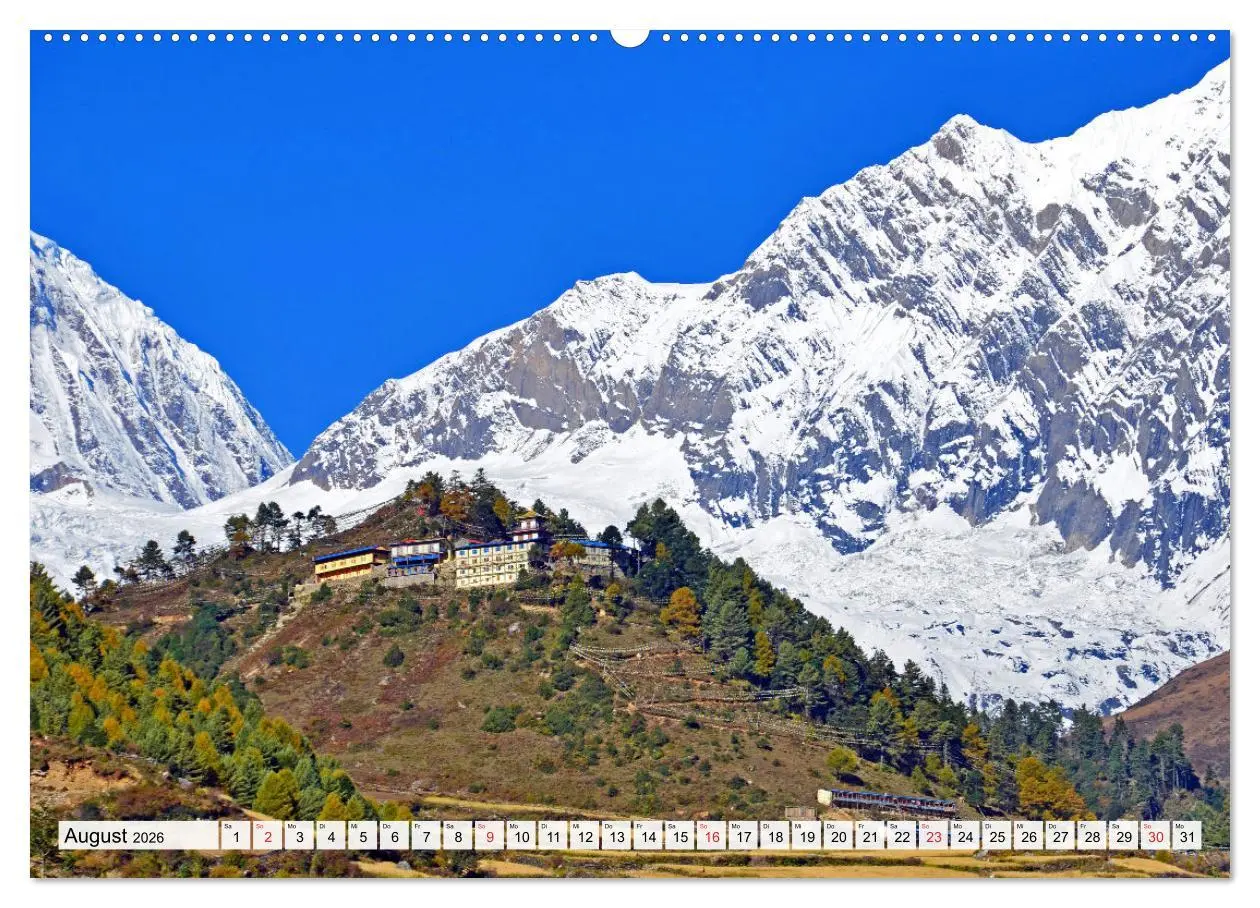Bild: 9783457780305 | BUDDHISMUS in NEPAL (Wandkalender 2026 DIN A2 quer), CALVENDO...