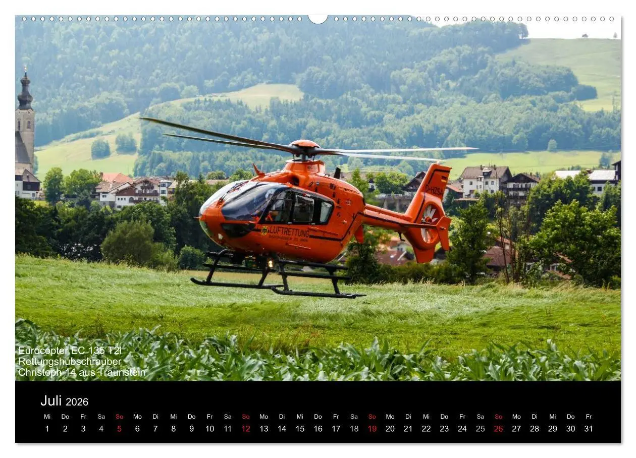 Bild: 9783516180305 | Hubschrauber im Einsatz (hochwertiger Premium Wandkalender 2026 DIN...